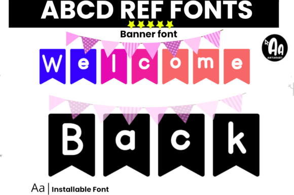 Abcd Ref Banner Font: A Playful Typeface for Branding Moments
