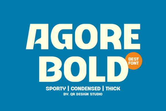 Agore Bold — A Typeface That Commands Attention