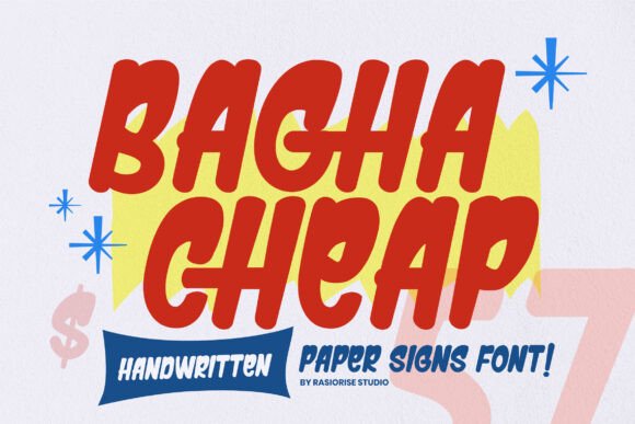 Bagha Cheap: A Handwritten Font for Editorial Elegance