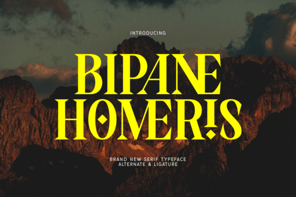 Bipane Homeris: A Typeface That Elevates Brand Identity