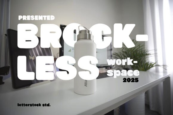 Brockless: A Display Font with Personality for Editorial Projects