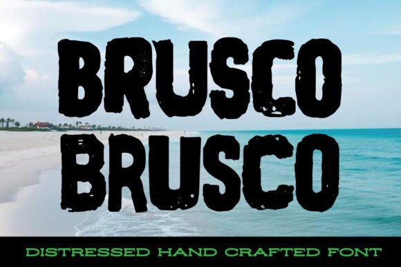 Brusco Font: A Bold Display Typeface for Digital Design