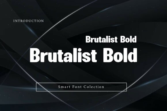 Brutalist Bold: A Modern Typeface for Maximum Impact