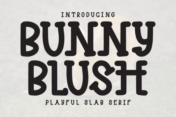 Bunny Blush Font: A Playful Slab Serif for Digital Design