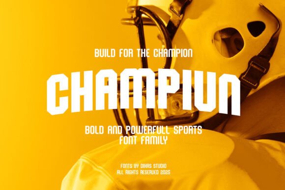 Champiun Font – A Bold Typeface for Digital Designers