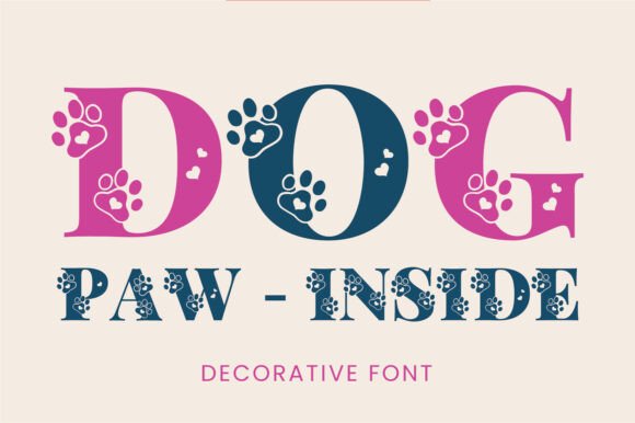 Dog Paw Inside: A Playful Typeface for Web Designers