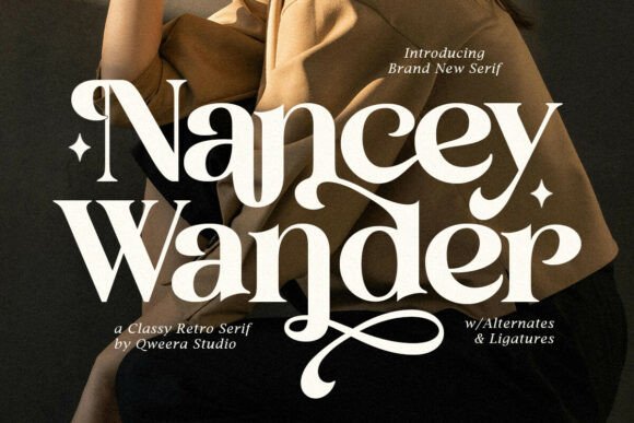 Elevate Your Editorial Design with the Nancey Wander Typeface