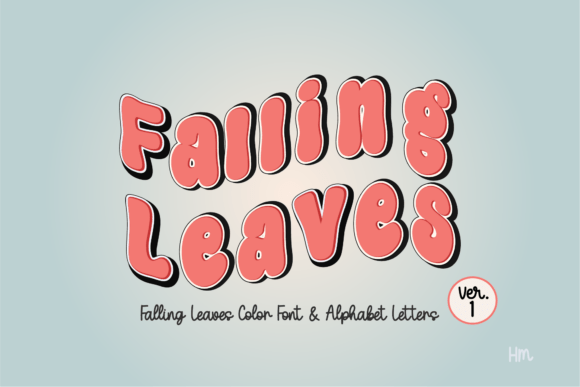Falling Leaves Orange: A Playful Typeface for Creative Branding