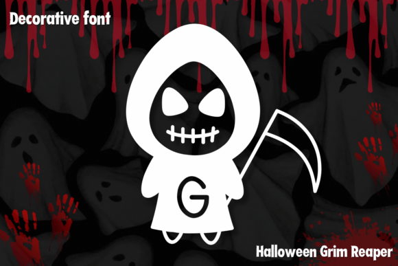 Halloween Grim Reaper Font: A Playful Typeface for Spooky Branding
