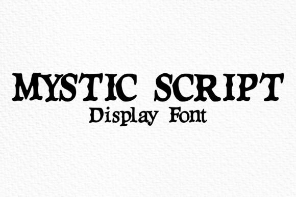 Mystic Script: A Versatile Display Font for Creative Branding