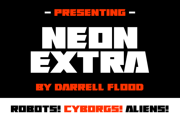 Neon Extra Font: A Bold Typeface for Modern Makers