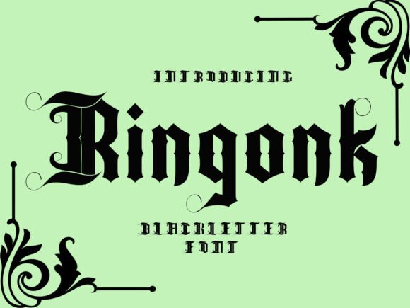 Ringonk: A Bold Typeface for Modern Web Design