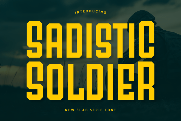 Sadistic Soldier Typeface: A Bold Choice for Branding Projects