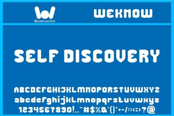 Self Discovery Font: A Modern Display Typeface for Editorial Design