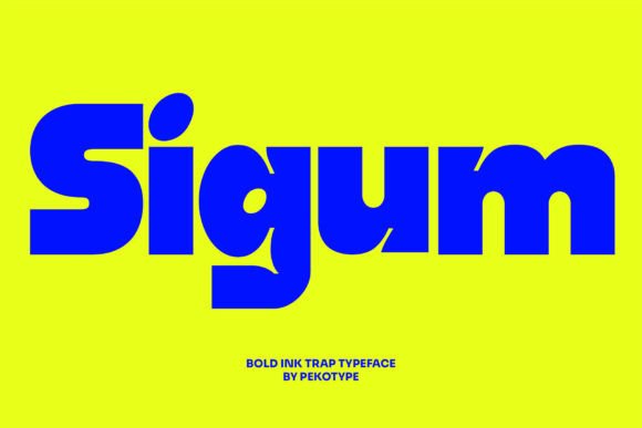Sigum: A Bold Typeface for Eye-Catching Campaigns