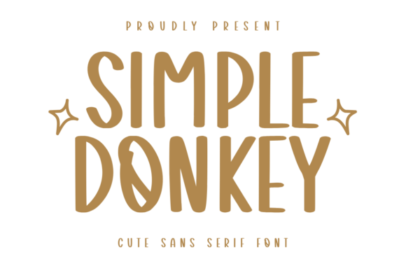 Simple Donkey: A Festive Font for Bold Campaigns