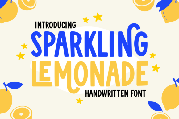 Sparkling Lemonade Font: A Playful Typeface for Digital Design