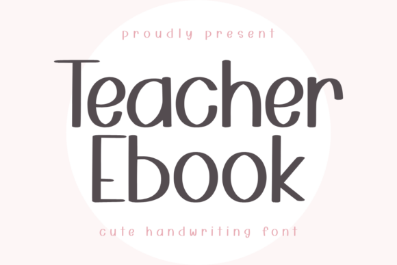 Teacher Ebook Font: A Festive Touch for Your Brand