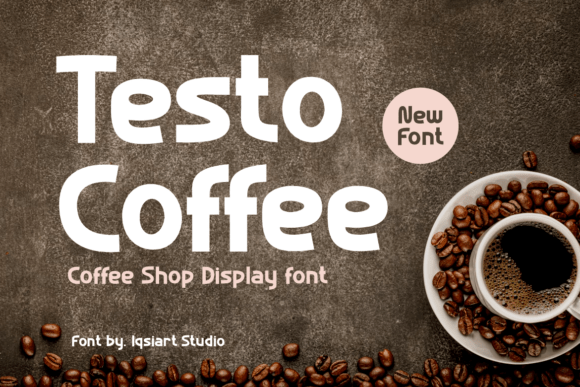 Testo Coffee Font: A Bold Typeface for Your Brand