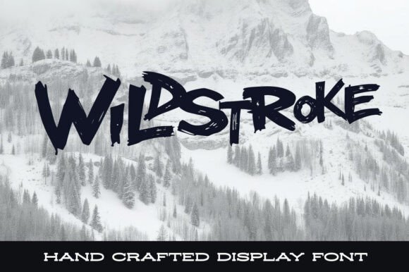 Wildstroke Font: A Bold Display Typeface for Digital Design